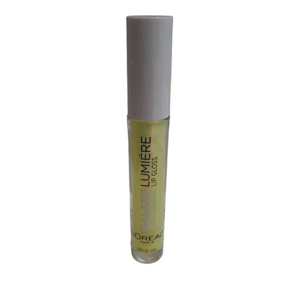 L'Oreal Makeup Infallible Galaxy Lumiere Holographic Lip Gloss, 02 Opal Light